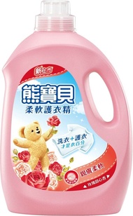 【熊寶貝】 柔軟護衣精玫瑰甜心香 3.2Lx4瓶/箱