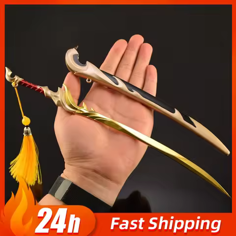 30cm Yasuo God Dragon Venerable Katana Sheathed Metal Weapon Model Japanese Samurai Sword Ninja Cosp