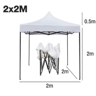 เต้นท์ขายของ3x3 PIKA โครงเหล็กหนาพิเศษเต็นท์ + ผ้าใบ1300D เต็นท์พับได้ ขาย ของ เต้นพับขายของ 2x2 2x3