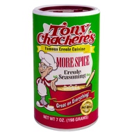 TONY CHACHERE'S MORE SPICE CREOLE SEASONING, 7 OZ.