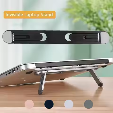 Invisible Laptop Riser Stand Folding Universal Laptop Kickstand Multiple Colors for MacBook/Dell/HP/