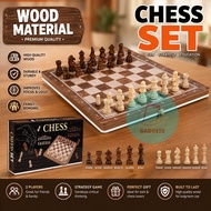 Wooden Chess Set International Chess Game Board Folding Chess Board Premium Board Games