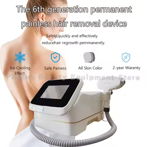 4000w Mini Ice Platinum Epilator 755 940 1064 808nm Diode Hair Removal Machine Skin Rejuvenation 202