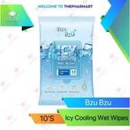 Bzu Bzu Cooling Wet Wipes (10 Wipes)