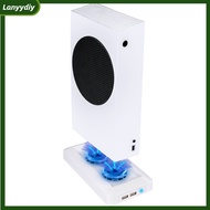 lA Vertical Stand With 2 Cooling Fans Dual Usb Ports 3 Level Cooler Compatible For Xbox Series S Game Console