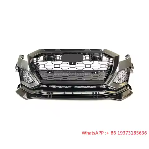 Hot Sale Car Body Kit Q8 Upgrade to RSQ8 Style Front Bumper with Grille for Audi Q8 SQ8 2018 2019 20