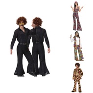 Colorful 70s Disco Costume Set Ideal For Everyday Wear And Cosplay Events