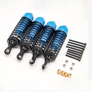 for 1/10 YK4102 YK4103 1/8 YK4082 YiKong RC Crawler Car Upgrade Parts 4PCS Metal Shock Absorber Damp