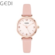 GEDI leather strap waterproof women's watch 5106 box
