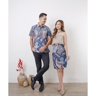 Godiva Couple Batik in Blue