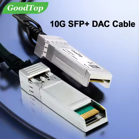 GoodTop 10G SFP+ DAC Twinax Cable,Direct Attach Copper Passive,0.25/0.5/1/2/3M Compatible with Cisco