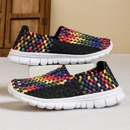 Women's hand woven shoes, soft and breathable, easy to wear, comfortable daily casual shoes NC1C