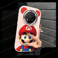 เคส Honor X9C X9B 5G เคส Honor X9c เคสโทรศัพท์ซิลิโคนลายการ์ตูนมาริโอแบบนิ่มกันกระแทก