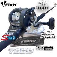 Ifixh Azores / I Fixh Azores Rod Pe3-6(combo set with reel kanan) Bottom Set Jingging Fishing / Trol