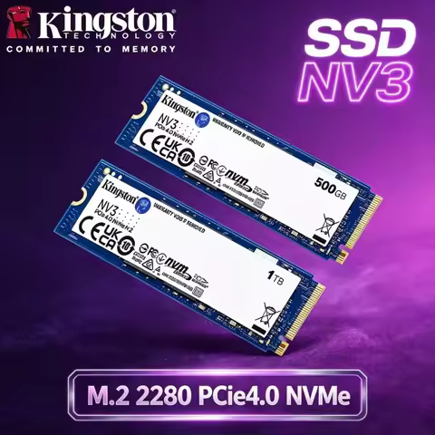 Original Kingston NV3 M2 SSD NVMe PCIe Gen4 2280 500GB 1TB 2TB Internal Storage Solid State Drive Fo