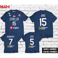 SERBIA FIBA Basketball World Cup 2023 - Nikola Jokic Bogdan Bogdanovic Nikola Jovic Shirt