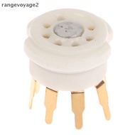 [rangevoyage2] 1PCS 6AQ5 EAA91 6J1 6J2 6X4 6Z4 Tube Socket Gold-plated Socket For 7Pin B7G Vaccum Tu