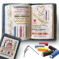 Embroidery BOOK DIY Fabric Embroidery Kit Set Beginner  Handmade Sewing