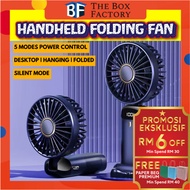 Mini Fan Handheld Fan 5 MODES USB Fan Portable Fan Small Fan USB Rechargeable Battery 5000mAh LED Display Cooling Fan