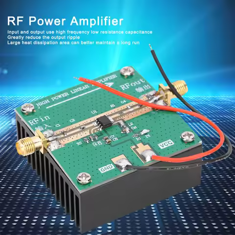 2.4GHZ RF Amplifier Radio Amplifier RF2126 RF Power Amplifier 400‑2700MHz 2.4GHZ 1W Amplifier with H