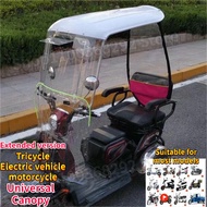Electric Tricycle Canopy Motorcycle Rainproof Sunscreen Windshield Thickened Roof Metal Bracket Elec