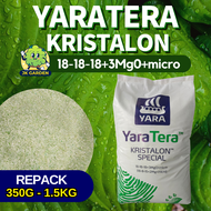 【BAJA DAUN】 YaraTera KRISTALON SPECIAL 18-18-18 +3MgO +micro Baja Daun Larut Air Foliar Fertilizer R