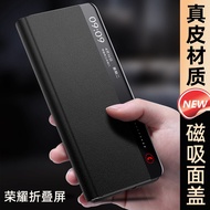 เคสโทรศัพท์หนังแท้ Honor Magic V3 พร้อมหน้าจอแบบพับได้ ดีไซน์พิเศษ Magic V2 พร้อมสายรัดข้อมือ ป้องกั