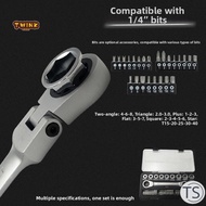 TS Double Head Ratchet 72-Tooth Ratchet Dual-direction Switch Double-head Design