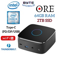 ORE X5 Intel i5 Windows Mini PC 64GB DDR4 RAM 2TB NVME SSD PC Gaming PC Desktop PC Computer CPU WIFI