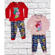 T-Shirt My Little Pony Set (Baju + Seluar) Lengan Panjang Kanak-kanak Perempuan 1-12 Tahun