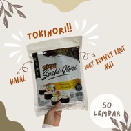 TOKINORI SUSHI NORI 50 SHEETS YAKI SUSHI (HALAL) YAKINORI/ GIMBAP/