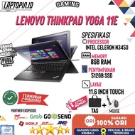 LAPTOP 2 in 1 LENOVO THINKPAD YOGA 11E 4GB RAM 256GB SSD MURAH ORIGINAL BERGARANSI SIAP PAKAI GAMING EDITING KULIAH KERJA X1 CARBON TOUCHSCREEN LAYAR SENTUH WINDOWS 10 X260 T450 13 X240 X250 i5 i7 N23 bekas second sekolah murah T440 t450 thinkpad X270