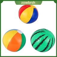 ZOWBRSH หลากสี ของตกแต่งงานปาร์ตี้ ลูกบอล ของเล่นฤดูร้อน ลูกบอลชายหาด สำหรับเด็ก เป่าลม