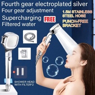 Increase water pressure by1200% Shower Head Adjustable Large Water Output Universal Adaptation Nozzl