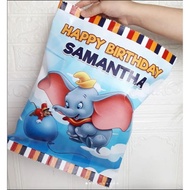 Snack bag medium dumbo/giant snack dumbo/snack pouch custom dumbo