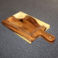 SANDERWOOD Wooden Chopping Board Cutting Board Tray with Handle 1x8x16 inches