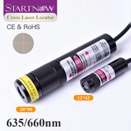 Light Red Cross Locator 660nm 100mw Laser Diode Module Focusable Beam Cross Laser Positioner For Woo