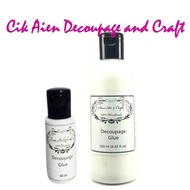 SuNi Art and Craft Decoupage Glue 250ml or 65ml - suitable for most surface, use to glue the tissue 