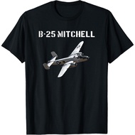 Children's T-Shirt B-25 Mitchell Bomber Plane WW2 Vintage Tshirt T-Shirt