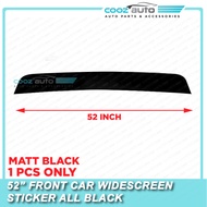 Universal Proton Saga Persona Honda Perodua Myvi Bezza Viva Car Front Windscreen Sticker Black Winds