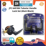 JTC 6491 Tubular Handle Lock Set (BH Matt Black  SN Stainless Steel  AC Antique Copper)