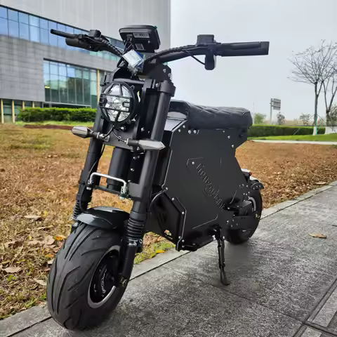 High Performance Long Range Two Wheeler Electric Scooter Motorcycle 72V 10000W 12000W 15000W Dual Mo