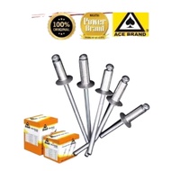 (BOX) ACE Blind Rivet Mata Rivets/Rivert Nail/Paku Rivert /Gate/Besi Hollow/Aluminium Hollow/Stainle