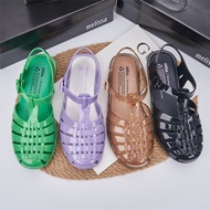 2023 New Melissa Jelly Shoes Roman Sandals Casual Women's Shoes Beach Shoes Women's