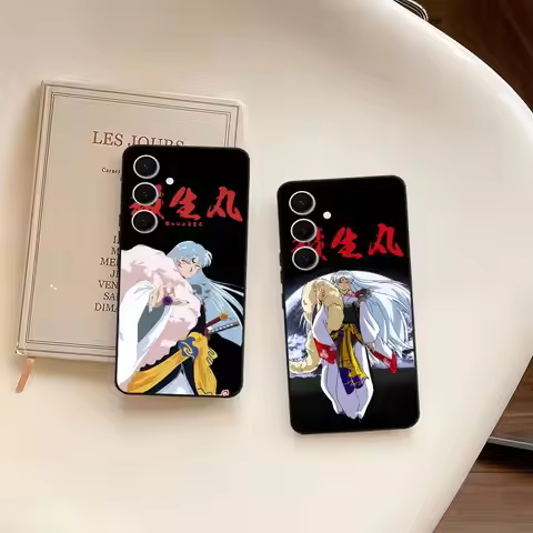 Japen Anime I-Inuyasha Phone Case For Samsung S 24 Fe 25 Ultra Plus 20 Lite 21 30 22 23 24 22 Ultra 