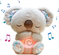 New 30cm Anxietys Relief Koala Cute Breathing Koala Plush Toy Koala Bear with Rhythmic Breathing Mot