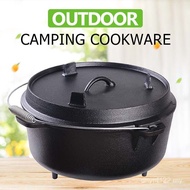 Stew Pot 9qt Factory Dutch Pot Cast Iron Pot Wholesale Camping Pot 6qt Picnic Set Cast Iron 4.5 qt O
