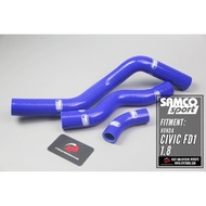 ORIGINAL READY STOCK  SILICONE RADIATOR HOSE SAMCO HONDA RADIATOR CIVIC 1.8 FD1 ALL BLUE (3PCS)