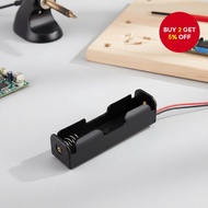 3.7V 18650 Battery Holder Storage Box with Wire Leads Black for 18650 Batteries  Kotak Penyimpanan P