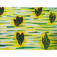 Green leave painting A3 paper size